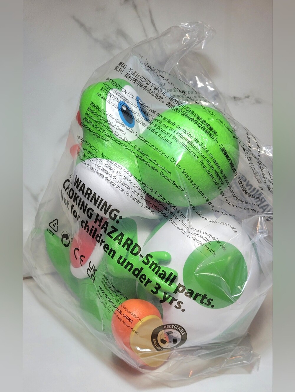 Yoshi Popcorn Bucket The Super Mario Galaxy Movie NWOT